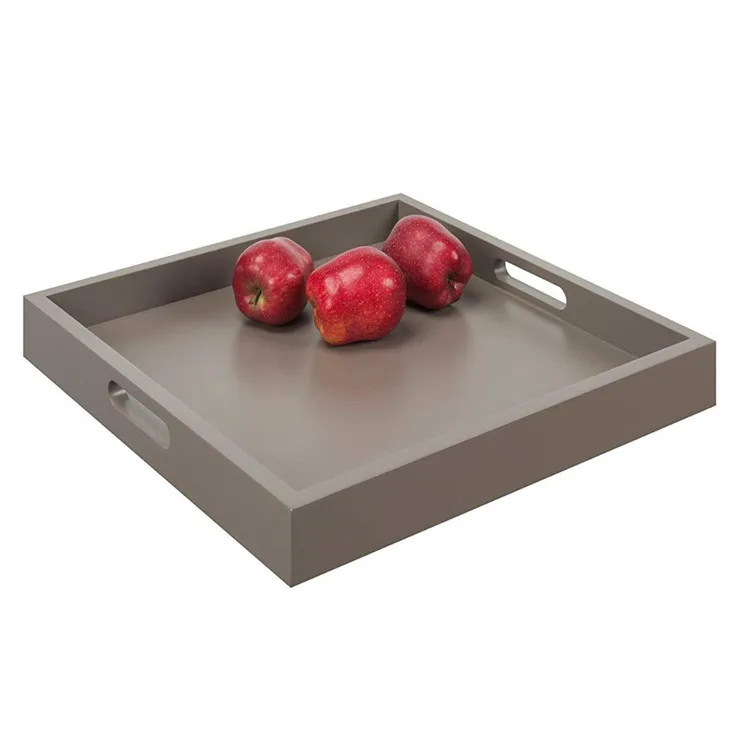 Best selling new design palm beach serving modern lacquer wooden tray
