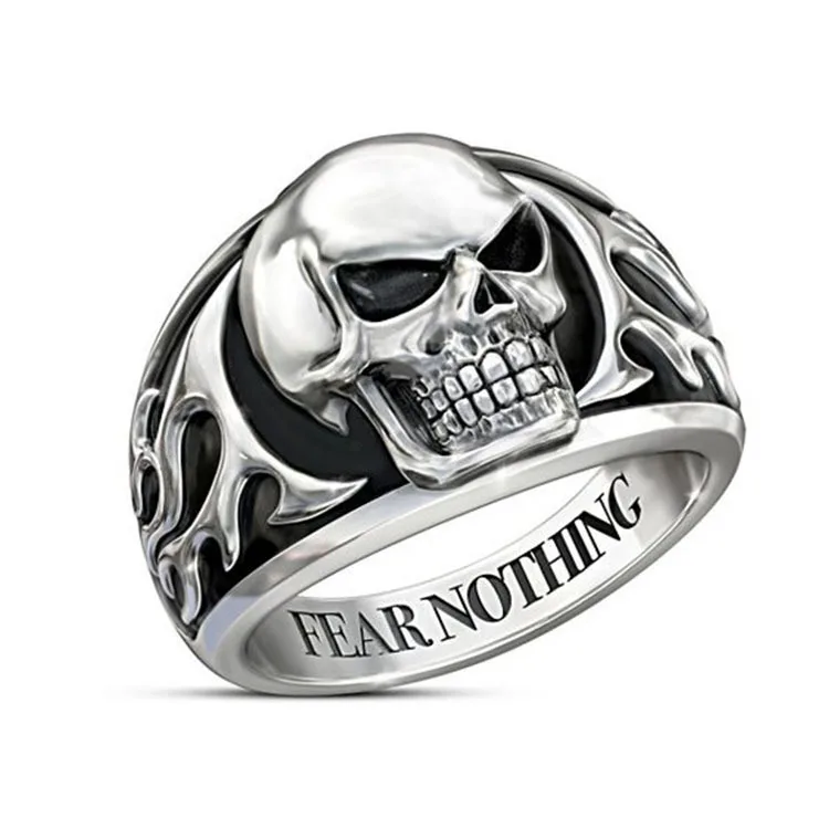 KDC1985 wholesale fashion latest lucky men gothic skull rings