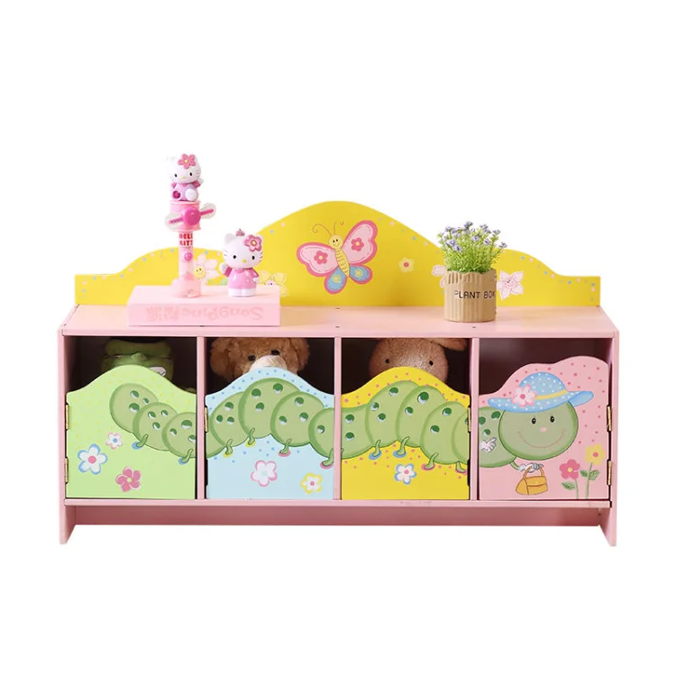 ETG-01 WholesaleWooden Kids Furniture Kids Toys Cabinet Storage for Baby Cupboard