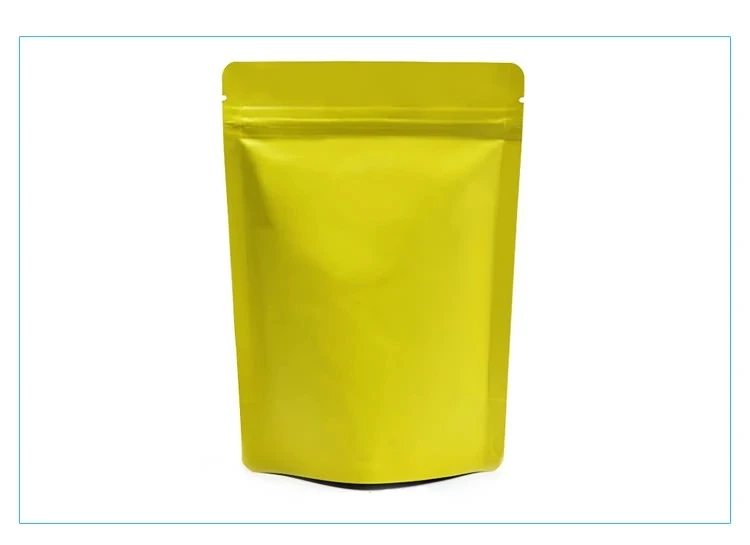 Food safe plastic aluminum smell proof bags resealable clear zip lock food storage bags foil kraft paper stand up pouch