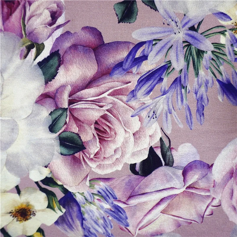 Custom Printing Single Jersey Fabric for Baby Cloth,blanket Free Sample Hot Sale Best Quality Organic Bamboo 230-250GSM Knitted