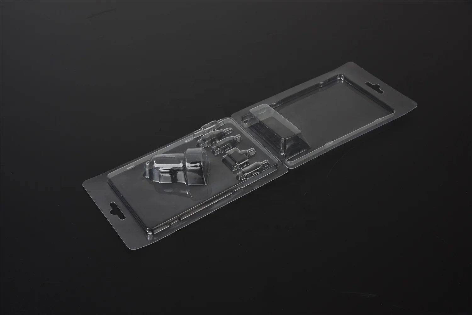 Factory Custom Clamshell Customized Vacuum Forming Plastic Packaging Clamshell Clear Blister Folded Packaging