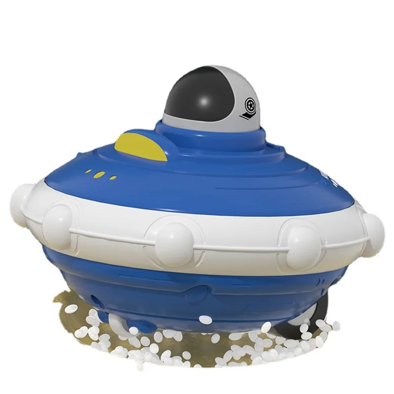 New Press and Go Sliding space ship Car Small Toy 360 Degree Rotation Head Animal Cute Cartoon Press Pull Back Sliding car toy