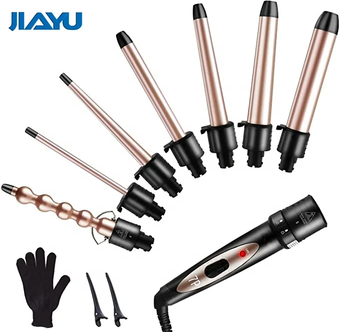 Portable wireless curling iron for curls