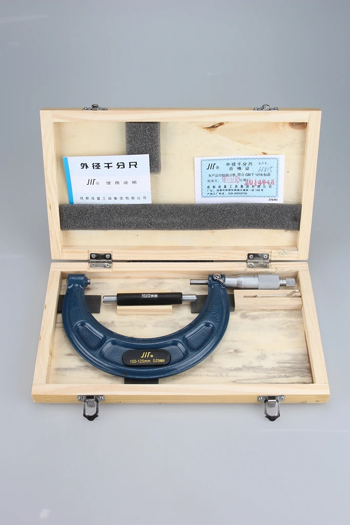 Outside Micrometer Set Blue Spraying Laser Engraving Line Bore Micrometer