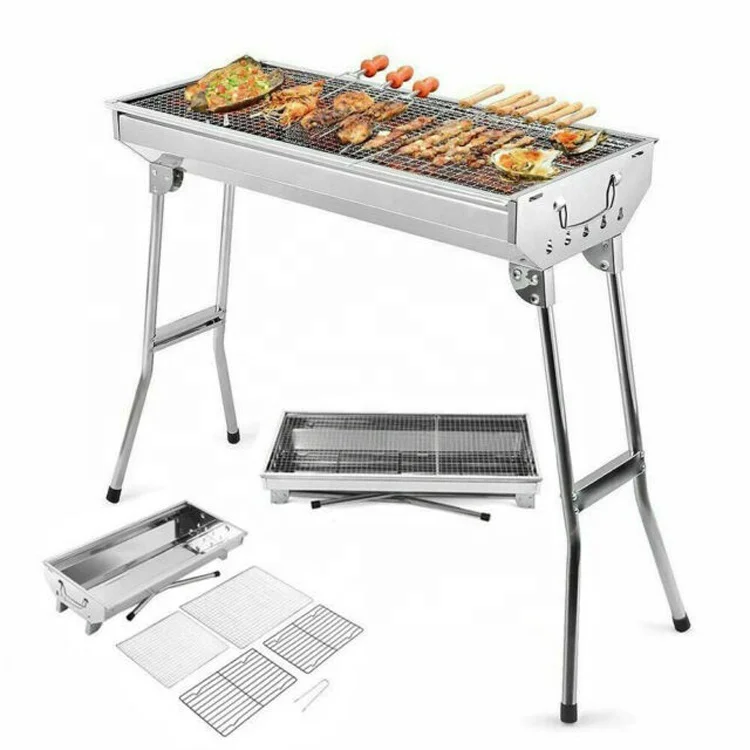 Portable Camping Cheap Manufacturer Outdoor Functional Foldable Barbecue Grill Machine For Sale