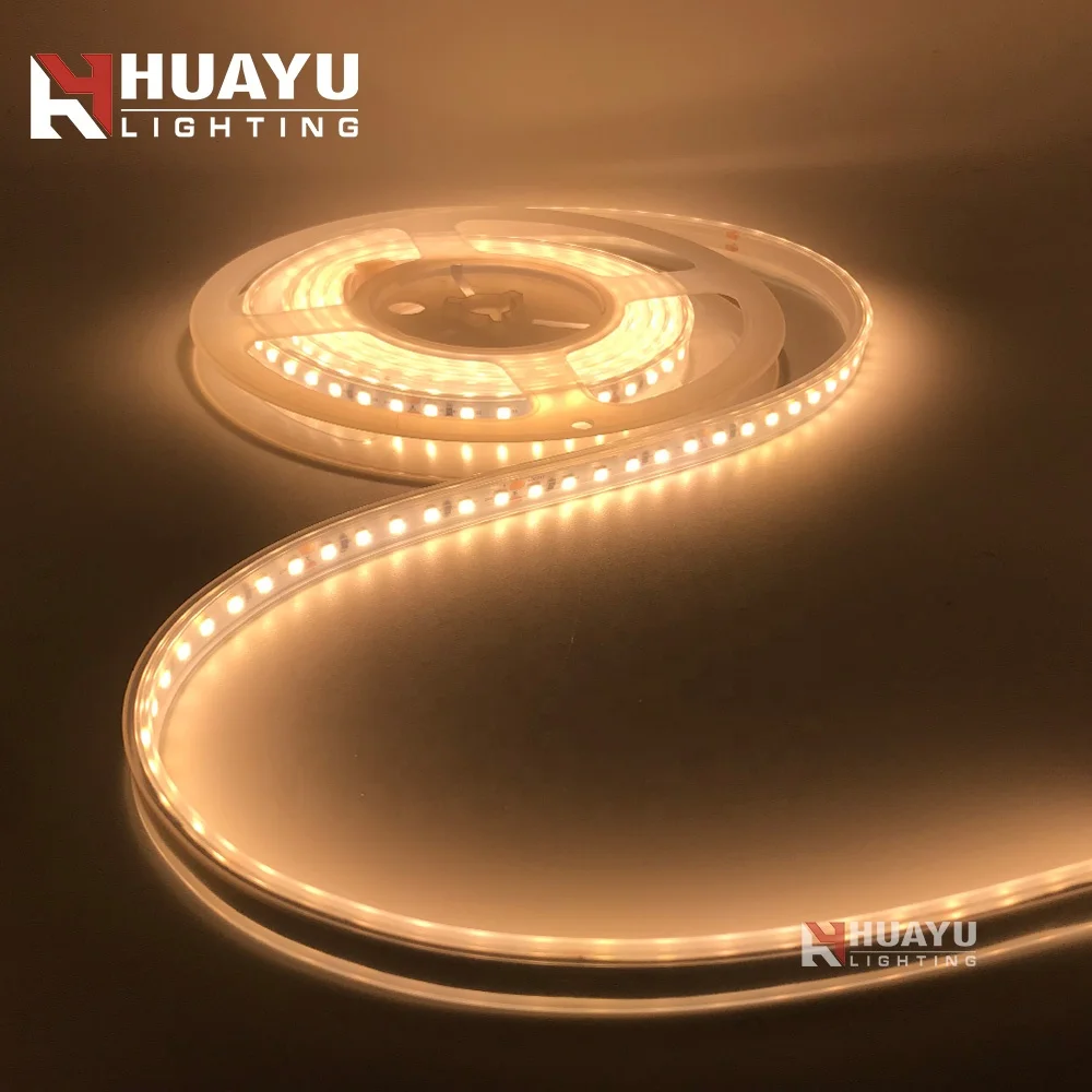 Silicone transparent tube+LED flex strip IP67/IP65 high bright 12V 24VDC for indoor & outdoor anti-dust moisture proof shelves