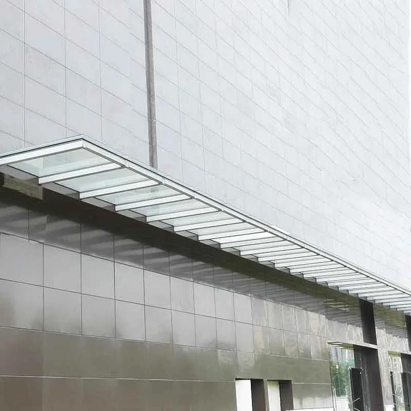 Manual Operation Metal Glass Window/Door Canopy Crackets with Polycarbonate PC Acrylic Sail Materials Steel Aluminum Frames