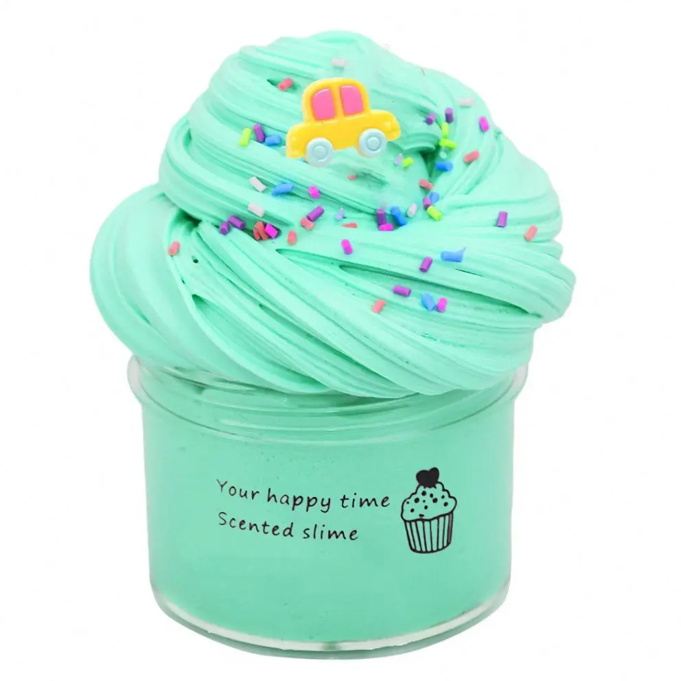 6 шт 9 пакет масло пушистый Slime набор еды Cotton Candy облако с