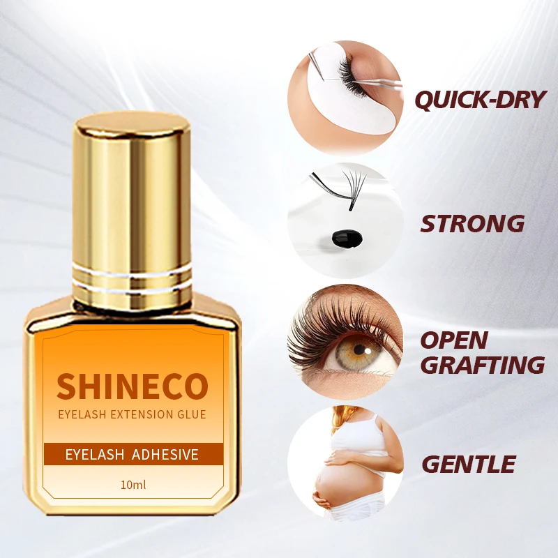 Korea Lash Clear Glue Latex Eyelash Eye Adhesive Extension Eyelashes Free Private Low Label Humidity