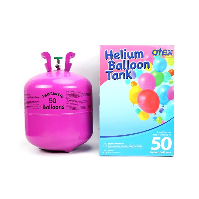 22.4L Disposable steel cylinder helium gas balloon