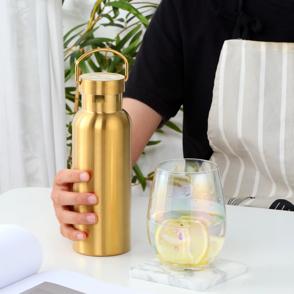 New Design Drinkware Vacuum Sports water bottle Stainless Steel Double Wall Travel Bottle Mugs