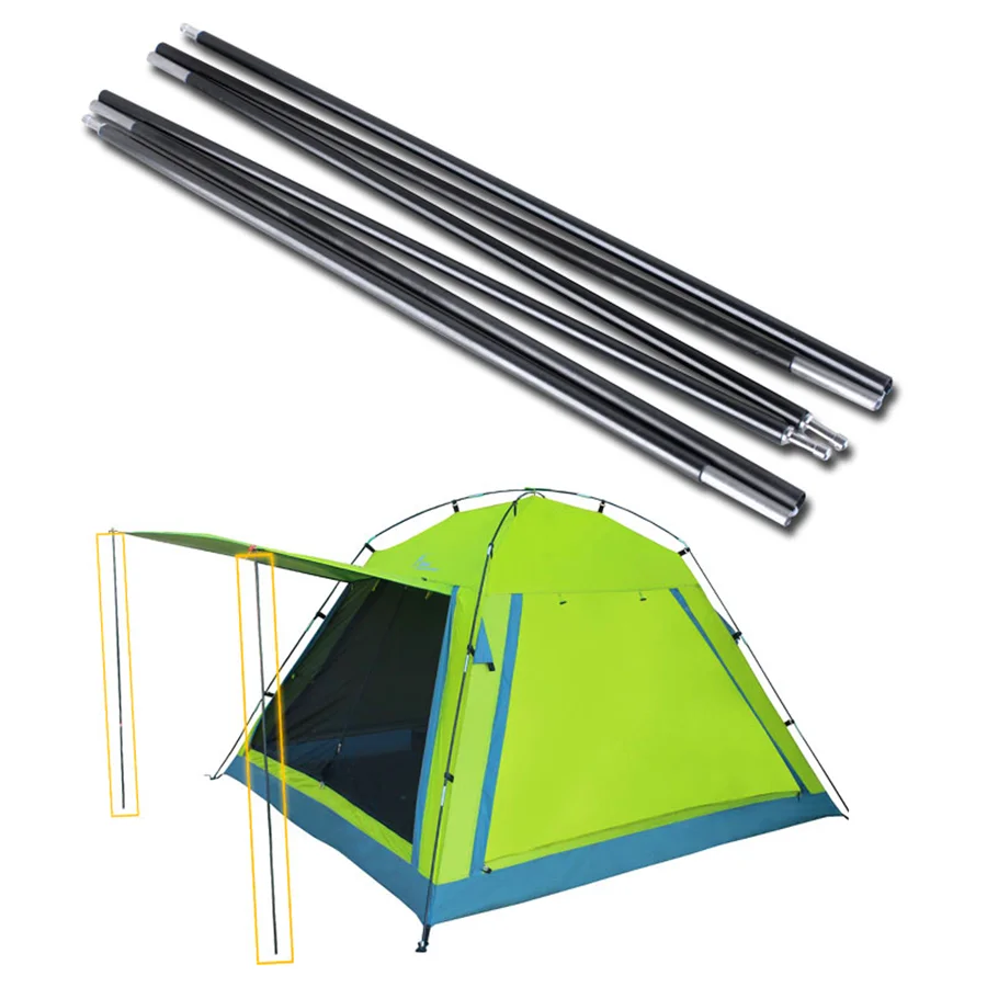 FRP GRP Fiberglass Outdoor Telescopic Collapsible Camping Tent  Poles