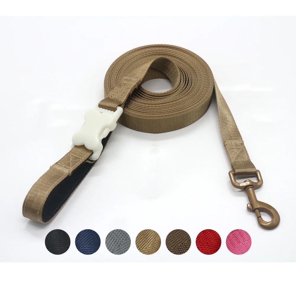 BELT CROWN RTS Long Nylon Dog Training belt Hands Free Dog Leash Training Walking Belt for All Size Dog Leash 30ft