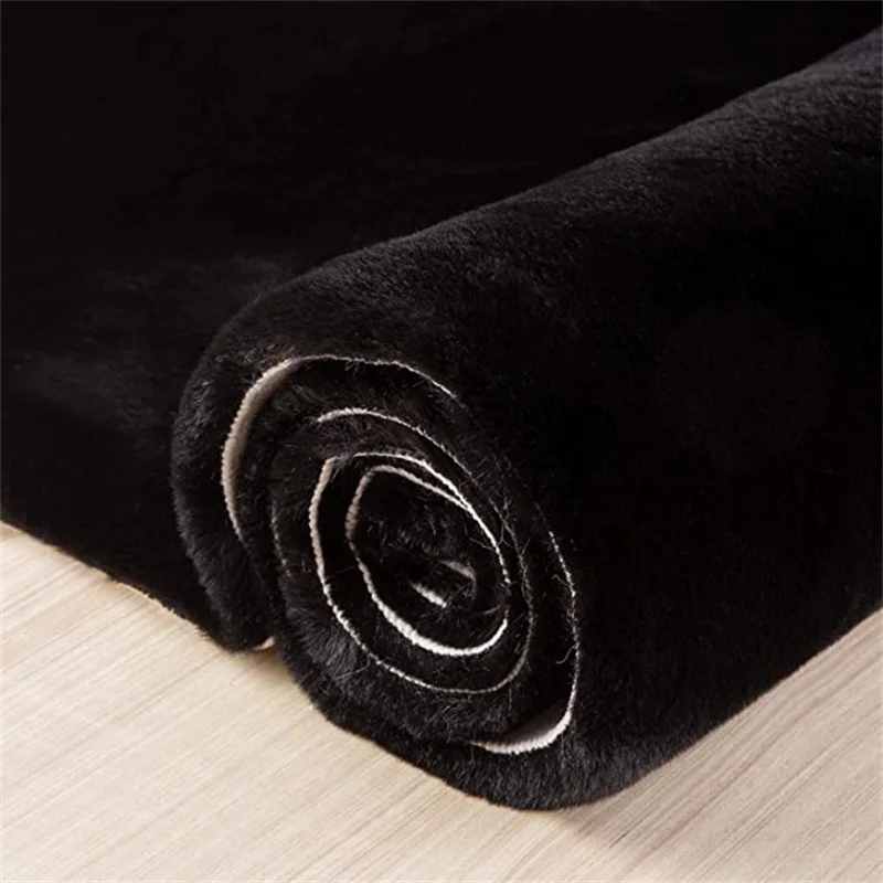 The Fluffy Fuzzy indoor home decorative design	soft comfortable Faux Fur Carpet Living Room