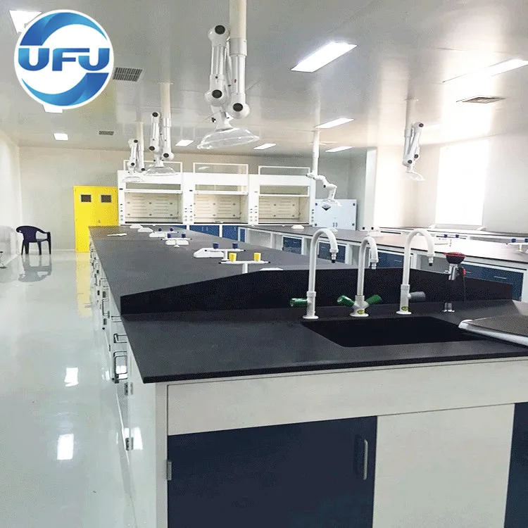 Science Lab Furniture Central Workbench Ceramic Lab Bench Top