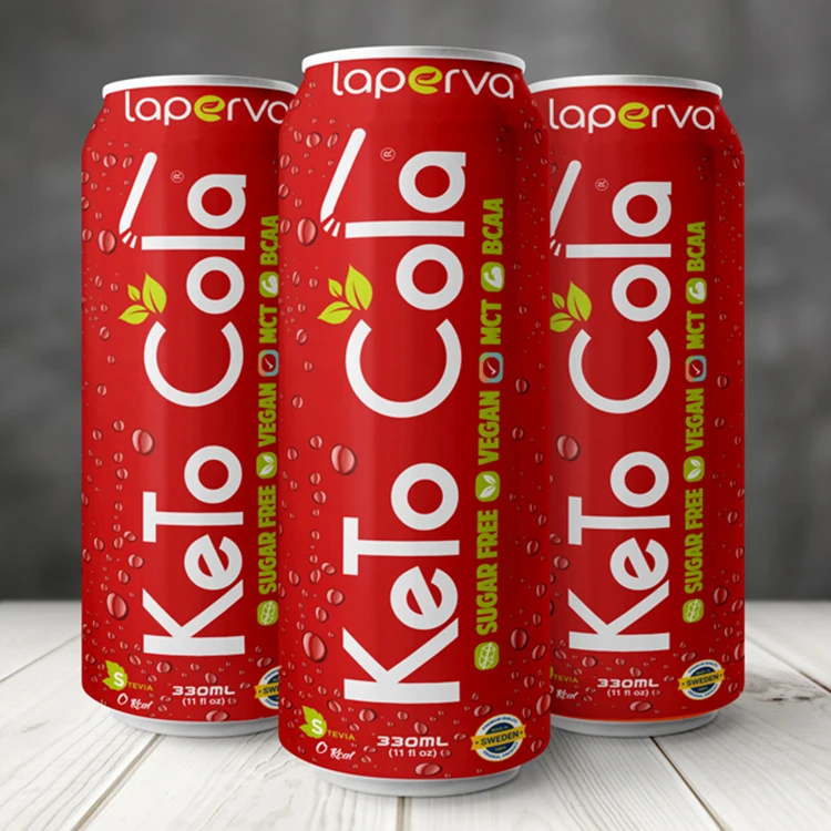 
Case Pack 24 Cans Sugar-Free Soda flavor Diet Cola Carbonated Drinks 