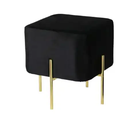 Creative entry velvet small stool clothing rack shoe store rest shoe stool network red fashion simple square sofa stool