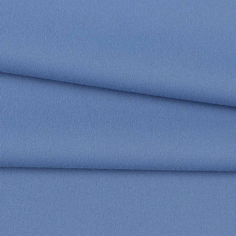 High stretch soft 20% spandex 80% nylon knitted double brushed jersey sports yoga fabric for leggings clothes