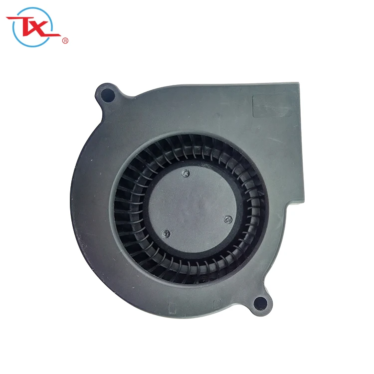 7525 7627 mini DC blower fan 12V 24V, 75x76x27mm ball or sleeve bearing DC blower, 76mm 3 inch DC blower fan for humidifier