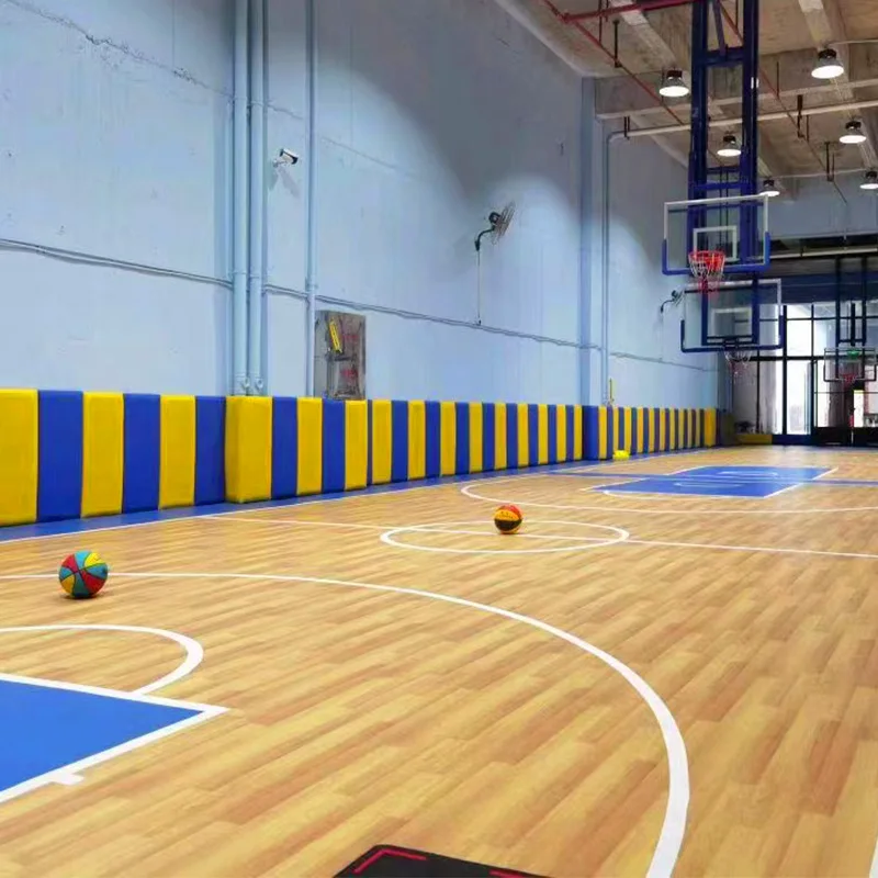 Indoor Pvc Sports Flooring Basketball Court flooring high quality Basketball Flooring wood grain