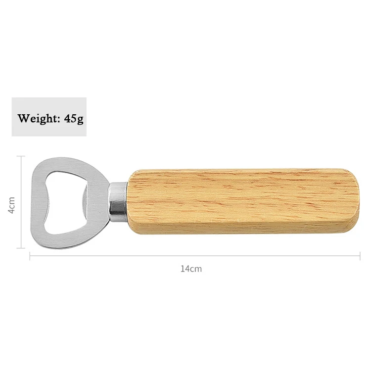 Wholesale Wooden Handle Bulk Bottle Opener Cheap Wood Beer Bottle Opener With Logo
