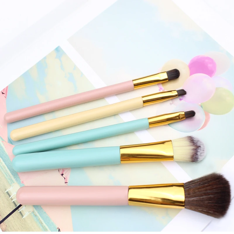 keli high quality angled brush makeup and eyeshadow brush set with best price makeup brush set wholesale