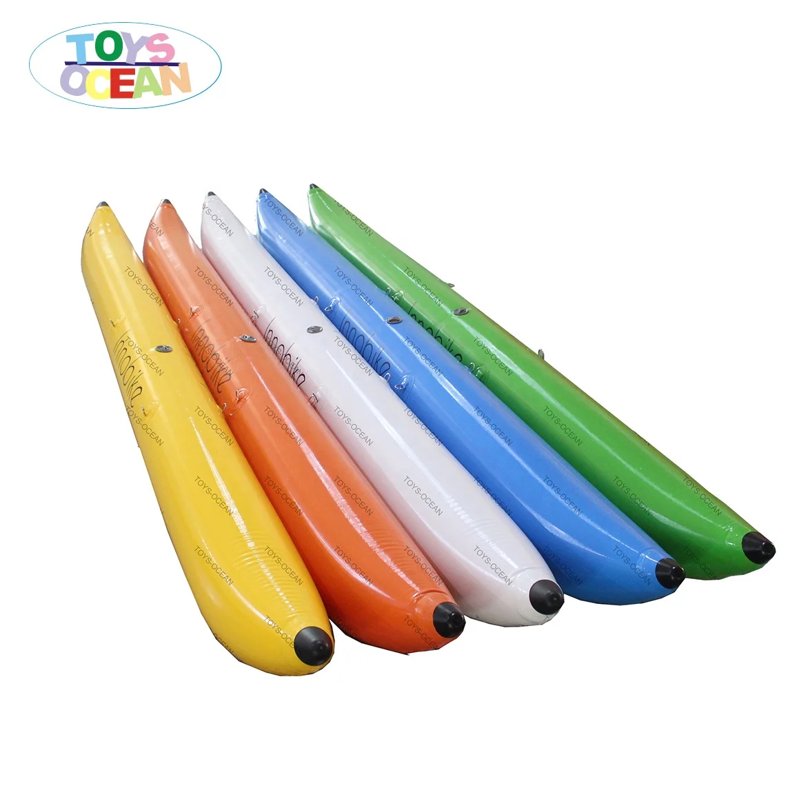 inflatable banana tubes floating water bike buoy