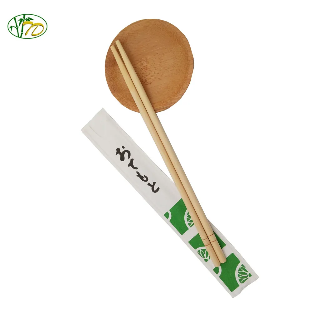 Китайские одноразовые бамбуковые палочки для еды с индивидуальным логотипом