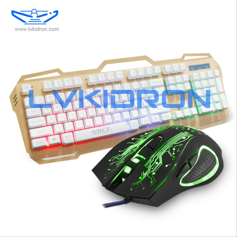 AK-400 игровая механическая клавиатура Проводная со светодиодной подсветкой; Цвет черный красный синий переключатель для компьютера ноутбука