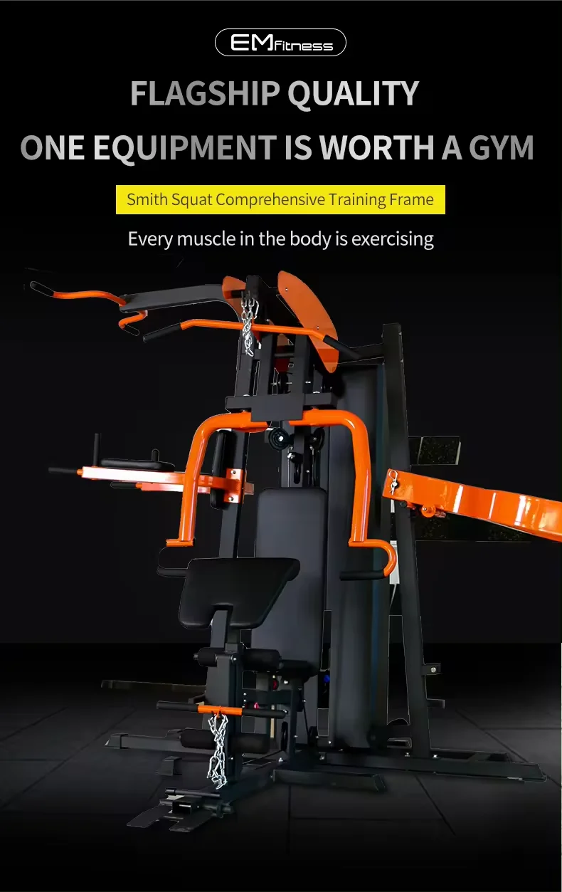 professional multifonctionnal 3 station multi gym equipment manufacturer