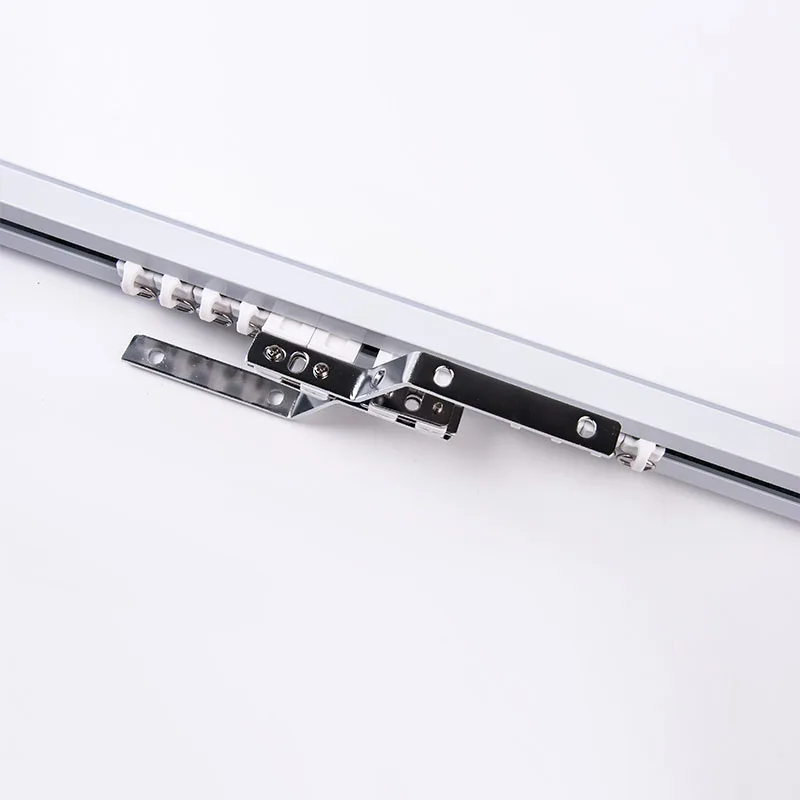 Низкая цена, сверхмощный тихий потолочный автоматический беспроводной мотор из алюминиевого сплава, электрическая направляющая для штор для спальни