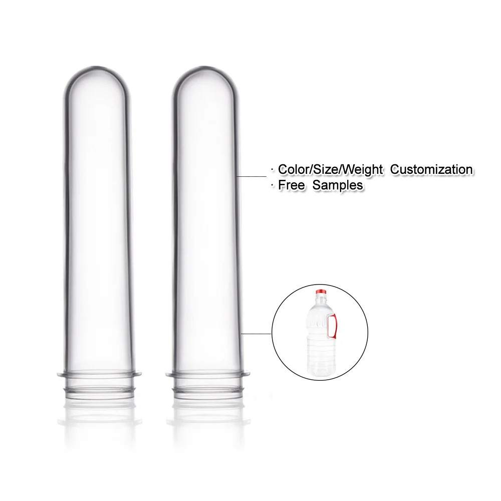 Free Sample 60g 65g 70g 75g 95g Pet Preform 32mm Neck Making Pet Preforms