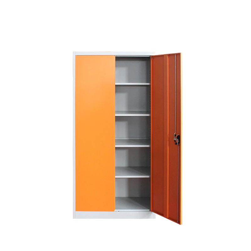 Современный вертикальный шкаф для хранения с замком из нержавеющей стали Foshan