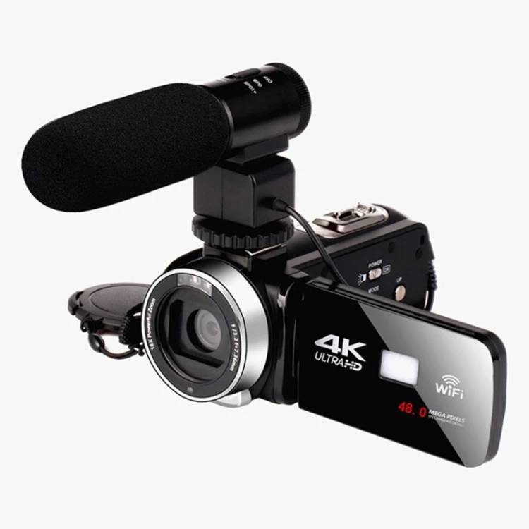  Новая Оригинальная Цифровая видеокамера 4K HD с ночным видением 48 МП WiFi Live