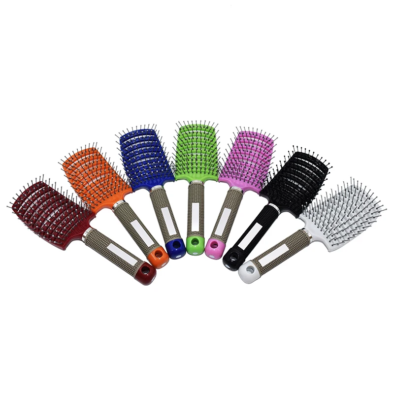 Professional Hair Comb hair Brush Women paddle brush with Bristle&Nylon Salon Styling Hairdressing Tools
