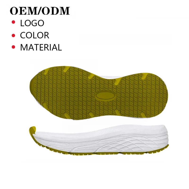Manufacturer Professional Anti-slip And Anti-oil Soles Rb+md Soles Cook Nurse Maternity Work Shoe Soles