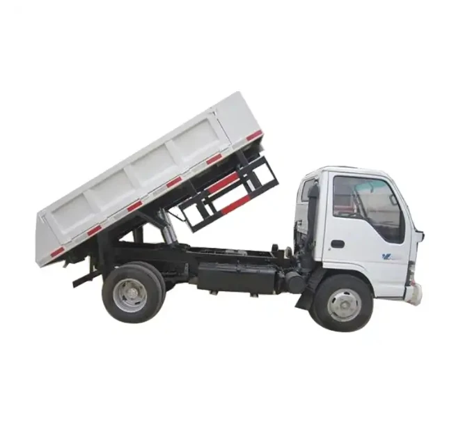 Isuzus 4x4 Truck Price 5-10 tons Isuzus Diesel Engine 4HK1 Mini Tipper Dump Trucks ELF 700P with new dump box