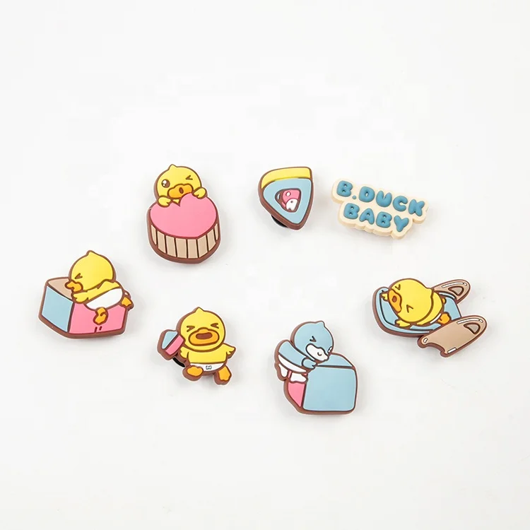 Оптовая продажа, аниме мультяшный логотип, ПВХ резиновые Кроксы для обуви, подвески для украшения, аксессуары