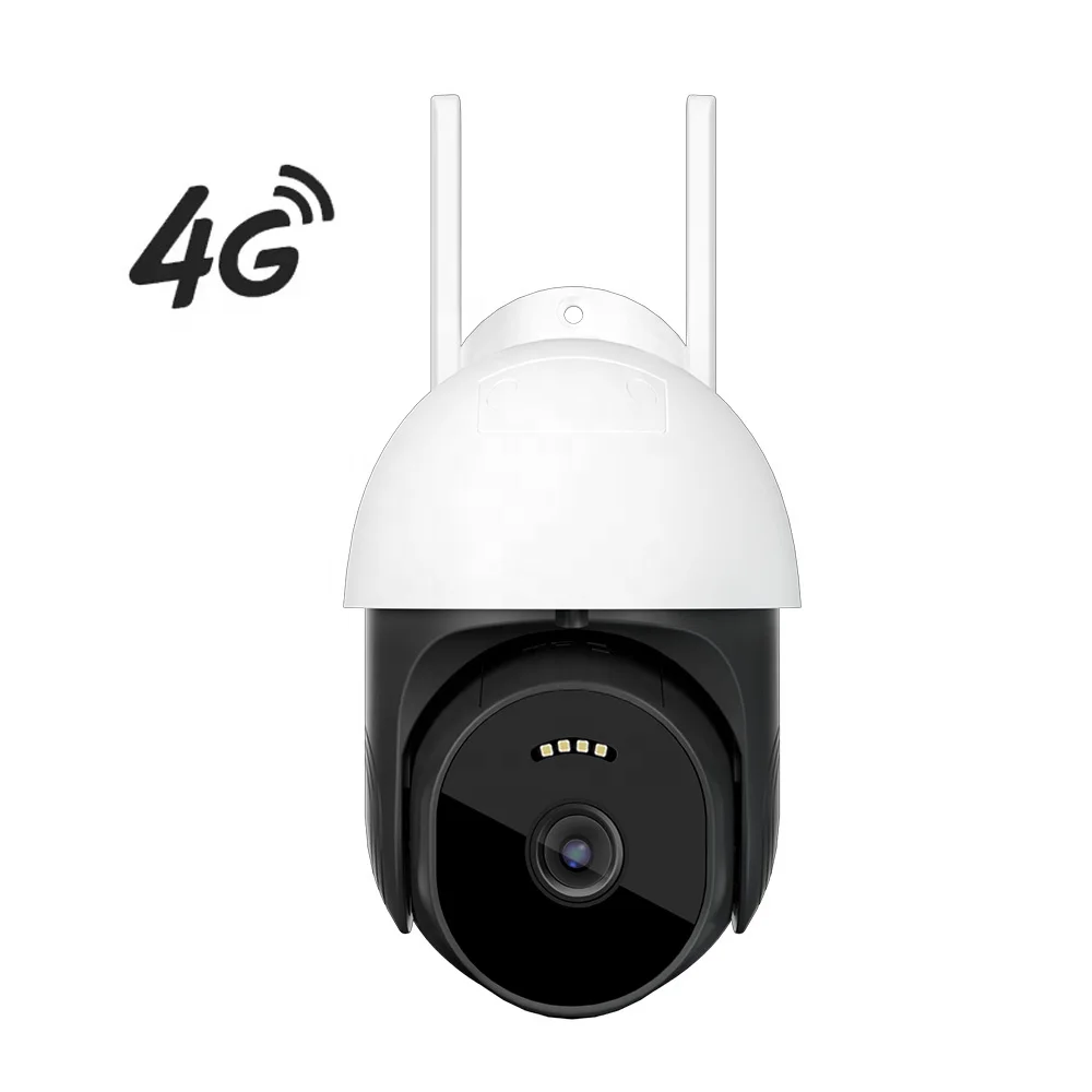 Factory price 10moons P21 ptz outdoor cctv 4G lte network security surveillance camera with full color night vision