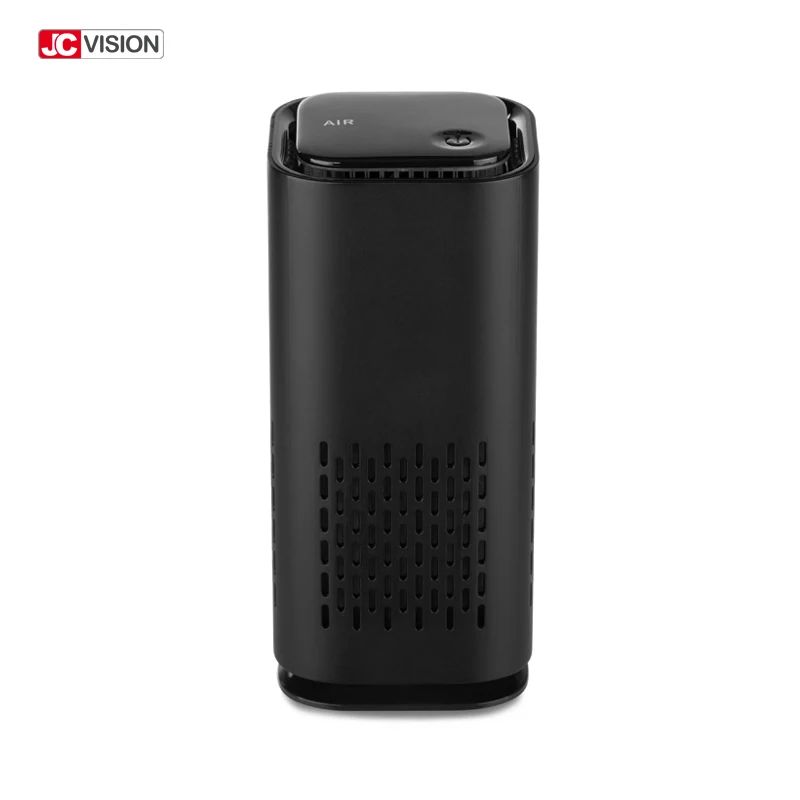 JCVISION OEM автомобильный мини-очиститель воздуха с отрицательными ионами, фильтр hepa класса 12, портативный белый очиститель воздуха h13, охлаждаемый фильтр
