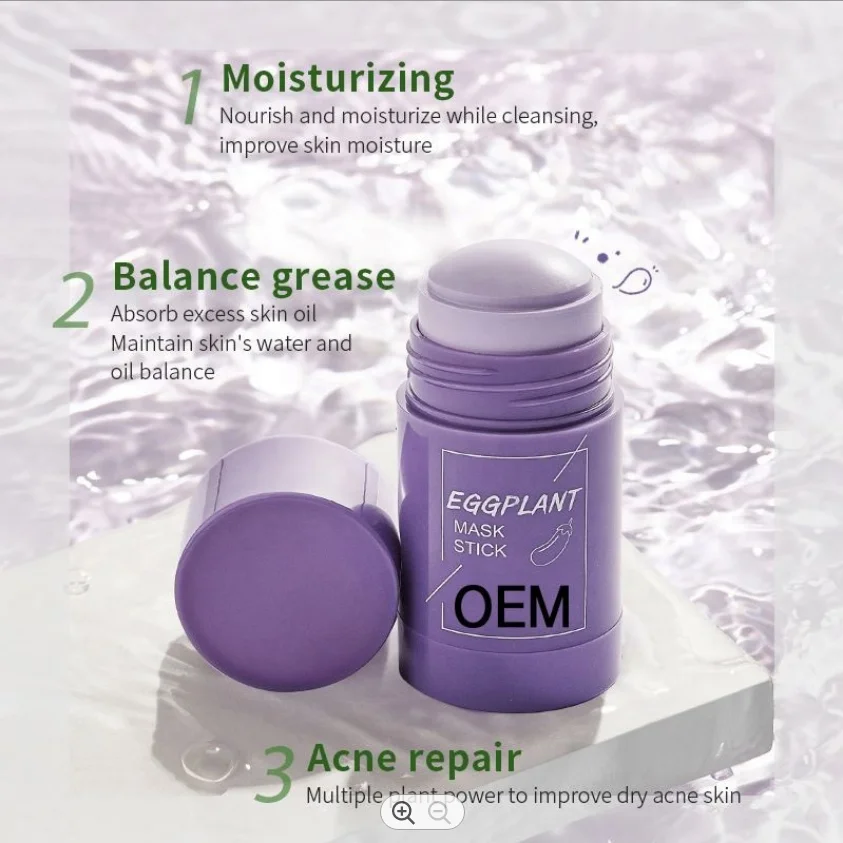 Deep Cleansing Exfoliating Pores skin care clay facial natural moisturiser Clay Mask Stick