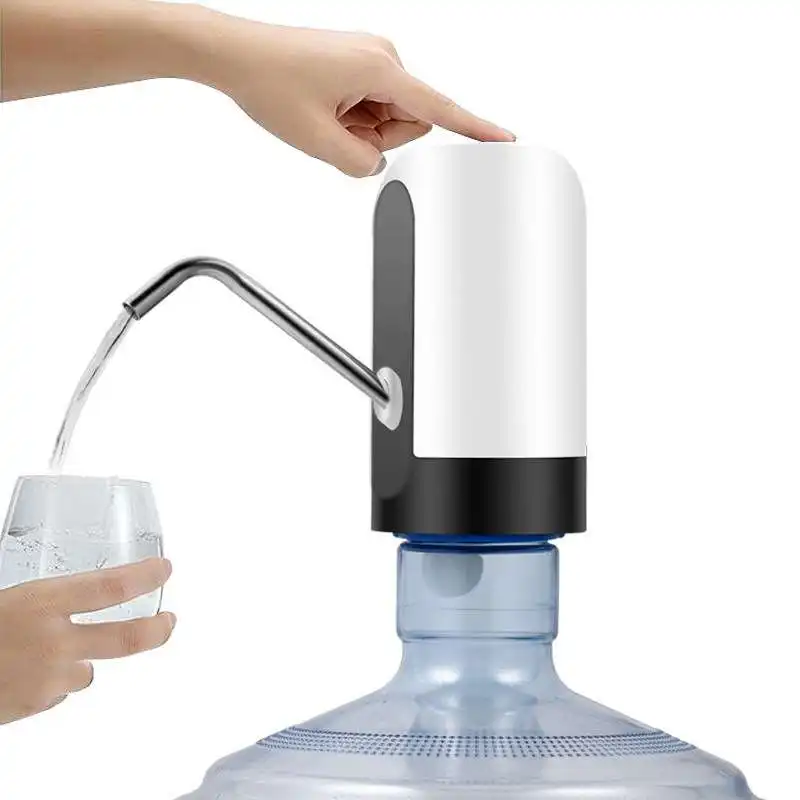 Electric dispenser pump water bottles of eggplant with USB charging automatic 19/12/10/5 liters