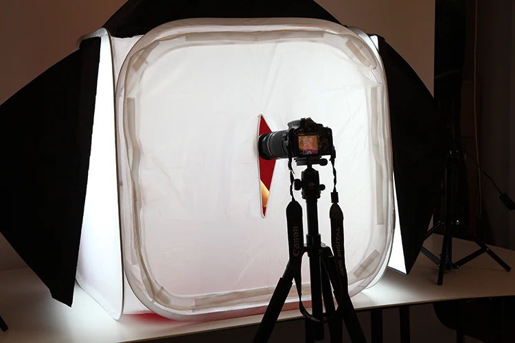 Good quality sell well photography studio led soft box tent with 22w daylight lamps product
