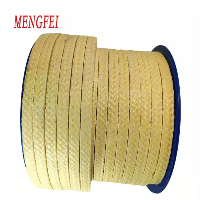 Aramid fiber gland sealing braided packing