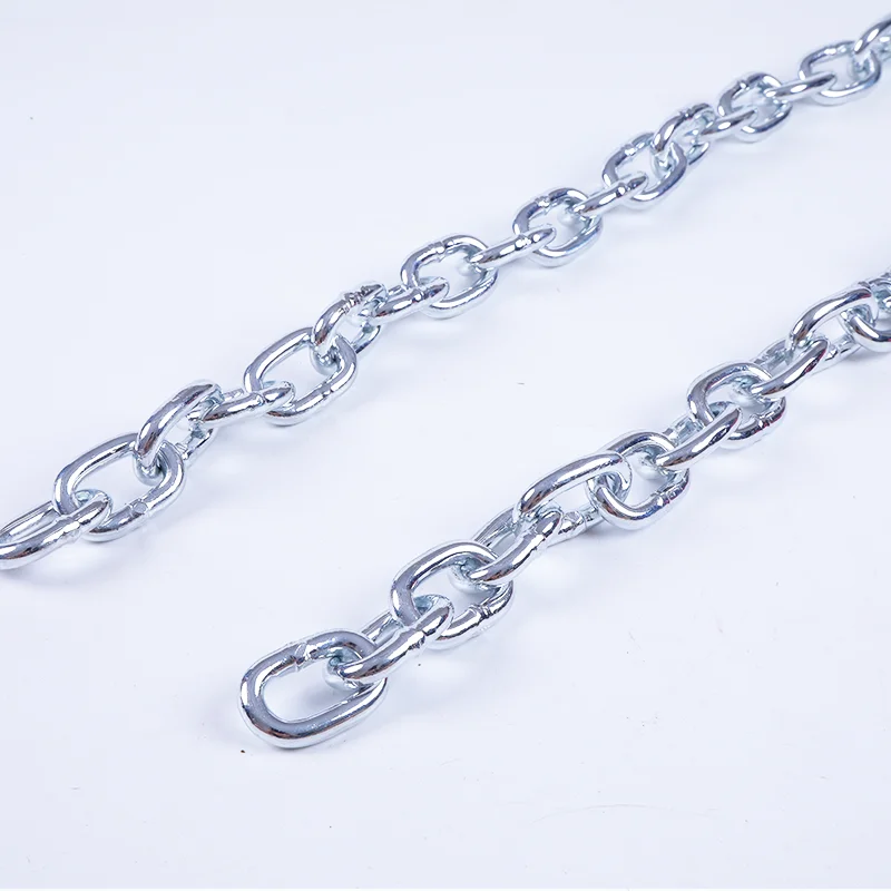 Galvanized Chain 18MM 19MM 22MM 25MM Smooth Welded Din766 Short Link Chain