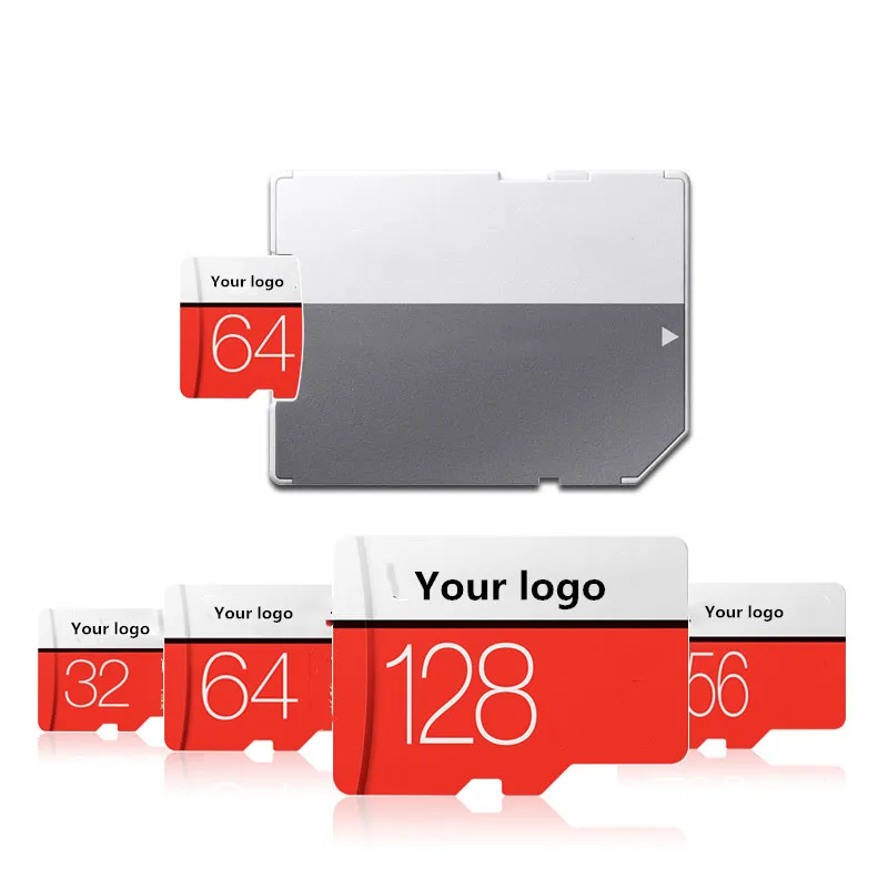 Карта памяти с реальным объемом 32 ГБ, 64 ГБ, 128 ГБ, SD-карта с индивидуальным логотипом, 16 ГБ, 8 ГБ, TF-карта для Samsung