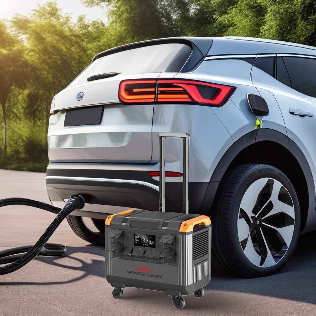 Large Capacity 3kw 3000W Electric Generator Solar Generator Portable Power Station For EV