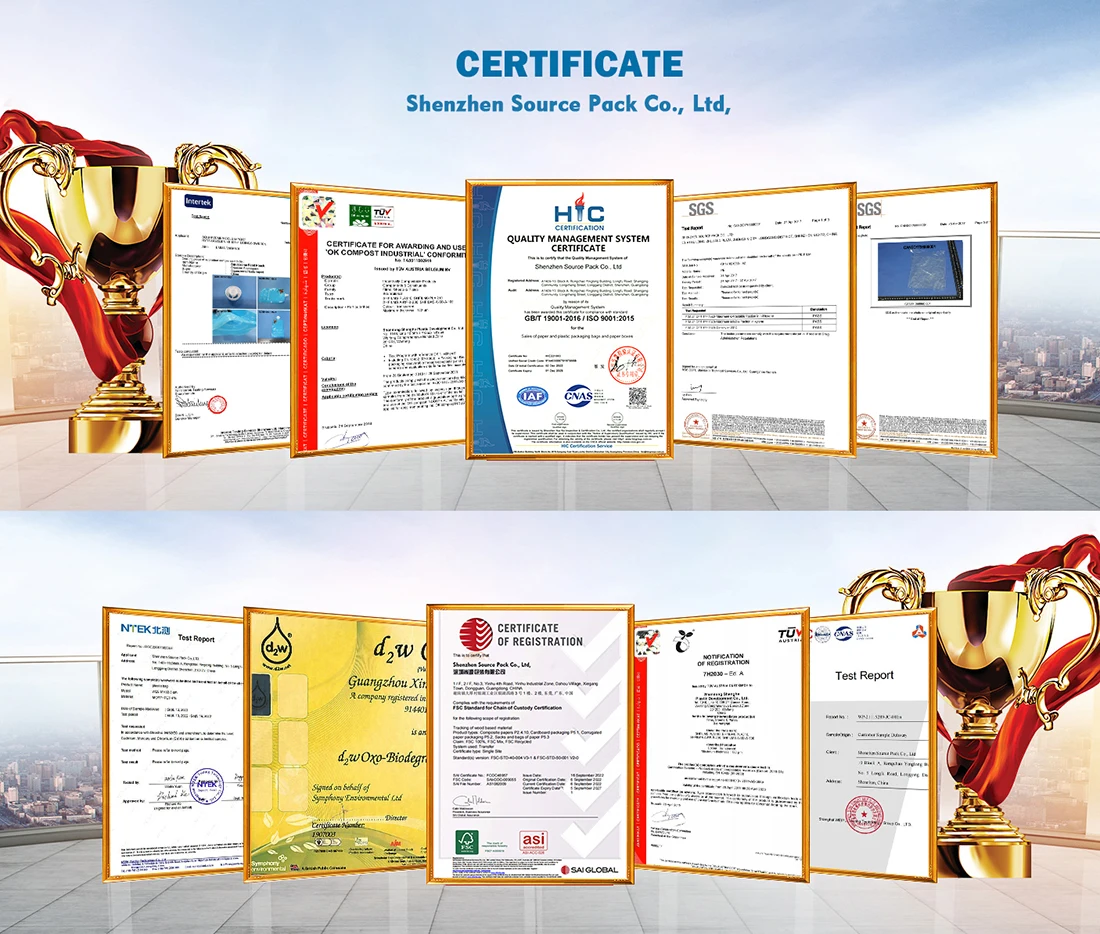 Moisture Proof Food Grade Cake Snack Powder Coffee Tea Mylar Bag Custom Printed Plastic Ziplock Standing Packaging Pouch