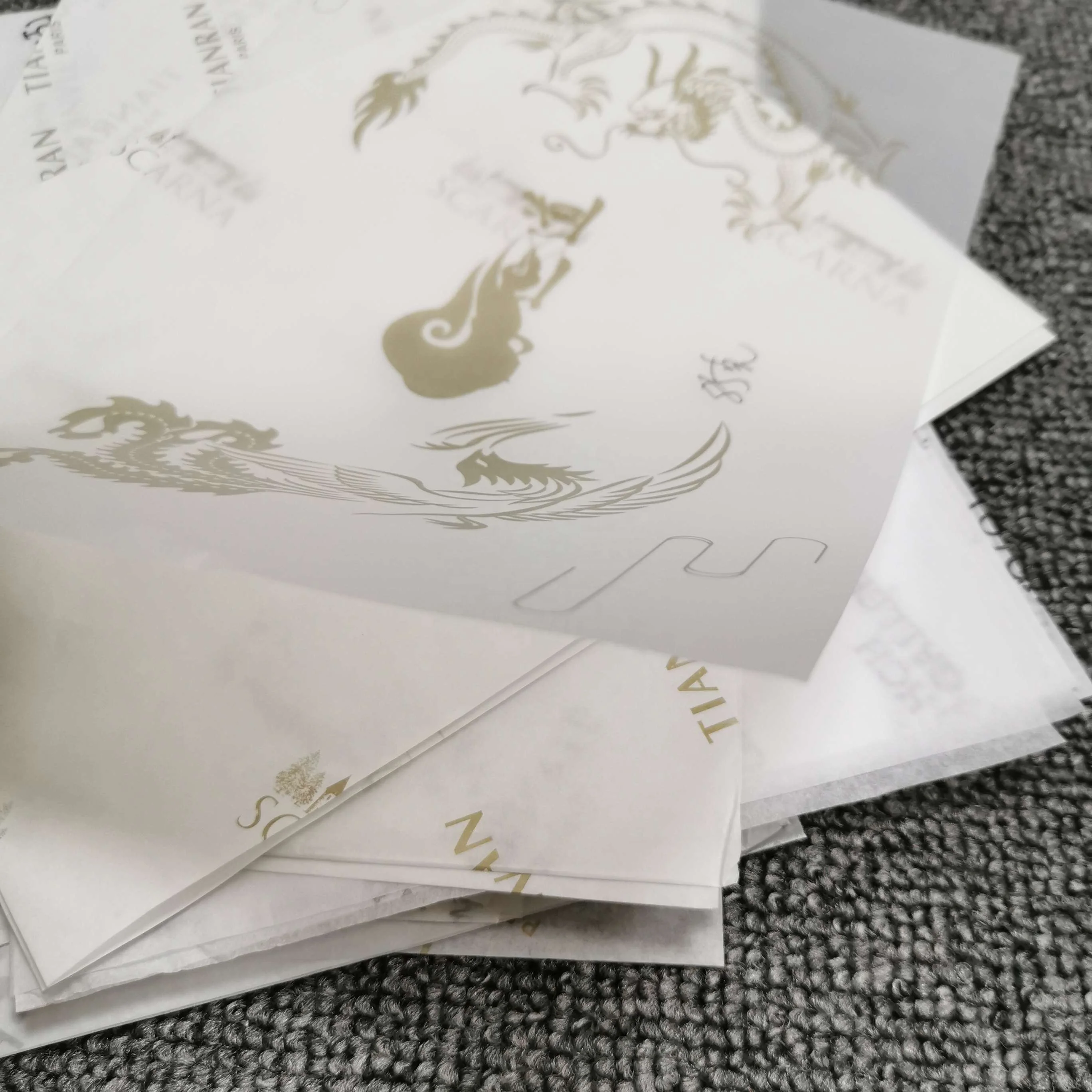 Flower Matte surface Transparent Packaging Material Papers Bouquet Florist Supplies Gift Wrapping Paper